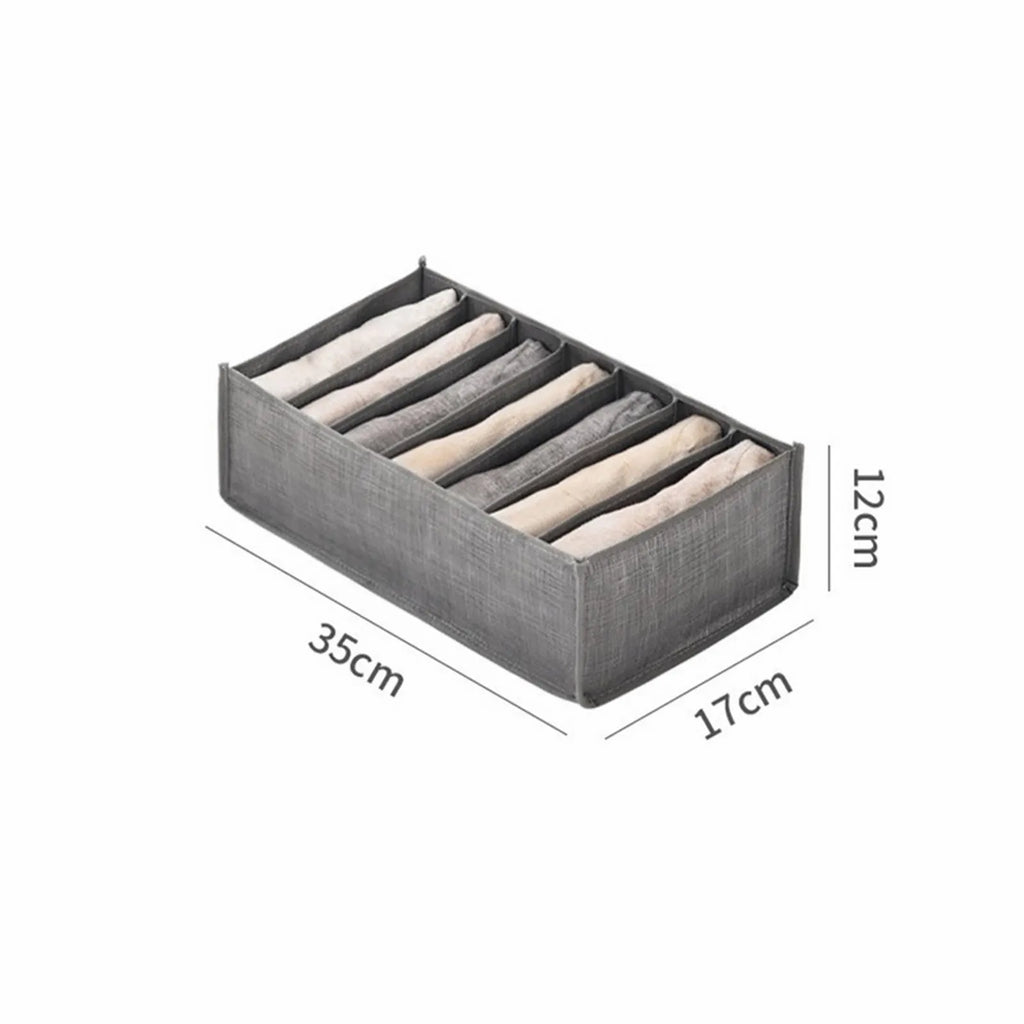 Fabric Underwear Bra Storage Box Underwear Sorting Box Panty Socks Compartment Storage Box Drawer Organizer Home Storage