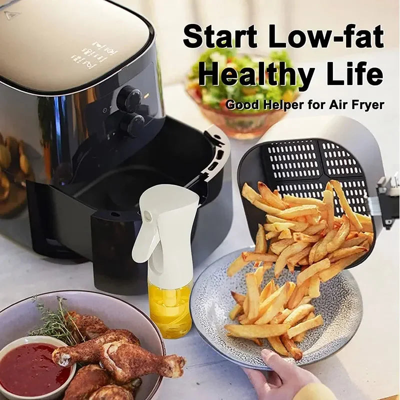 200/300/500ml Oil Spray Bottle BBQ Cooking Olive Oil Sprayer Plastic Baking Oil