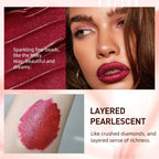 QIBEST Waterproof Diamond Shimmer Glitter Lipgloss Matte Liquid Lipstick Shiny Pearl Lip Glaze Long Lasting LipTint Women Makeup Lootquake LLC