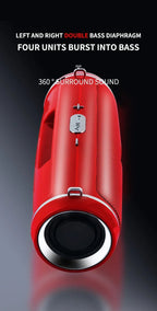 Portable Wireless Bluetooth Speaker 200W High Power Subwoofer Outdoor Waterproof Soundbox with FM Radio USB TF card Boom Box Lootquake LLC