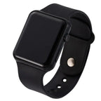 2024 Fashion Sport Digital Watch Women Men Square LED Watches Silicone Belt Electronic Women Digital Watches Clock Montre Femme