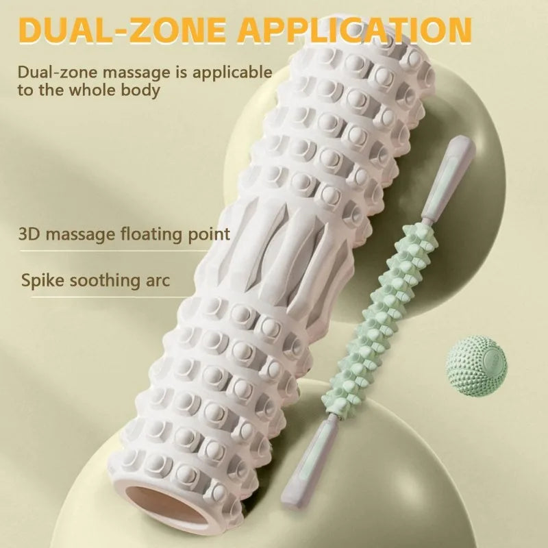 MuscleFlex Foam Roller: Stretch, Recover, Carry THRIXINE