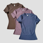 FlexiFit Seamless Yoga Tee for Active Women THRIXINE