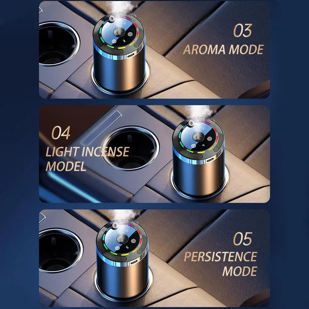 Car Diffuser Humidifier 5 Modes Car Humidifier Aromatherapy Diffusers Car Odor Eliminator For Car Home Office Bedroom Lootquake LLC