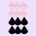 Wholesale 10/ 12 Pcs Triangle Powder Puff Wet Dry Use For Loose Powder Liquid Cosmetic Soft Plush Powder Puff Makeup Foundation Lootquake LLC