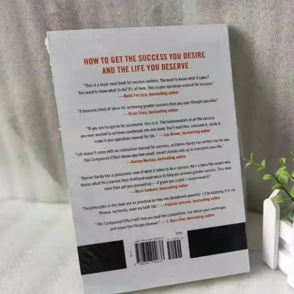 The Compound Effect By Darren Hardy Multiply Your Success One Simple Step At A Time Inspirational Novels English Book Lootquake LLC