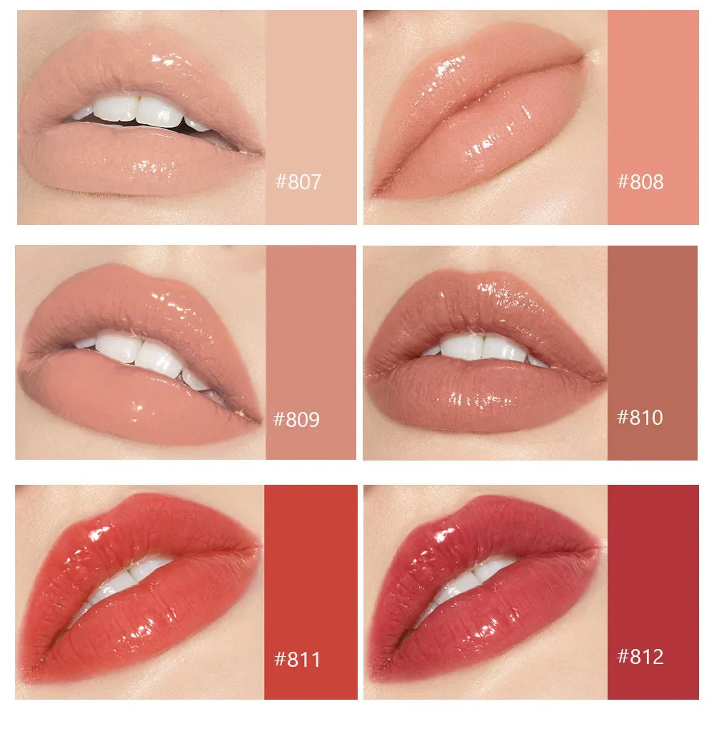 Mirror Lipgloss Moisturizing Sexy Lips Plumper Long Lasting Red Lip Gloss Tint Makeup Jelly Lip Glaze Cosmetics Lip Oil Lootquake LLC