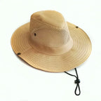 Summer Mesh Fishing Hat Outdoor Breathable Casual Cool Hat Mountaineering Sun Fisherman Hat (7  Colors)