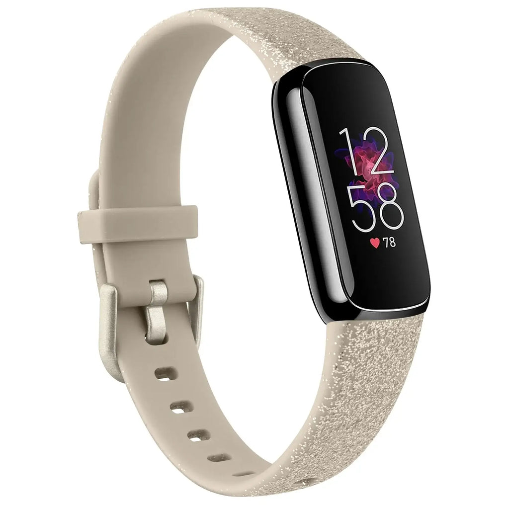 Fitbit Luxe Silicone Band - Soft Waterproof Comfortable Strap - SJB-DIAMOND ELITES