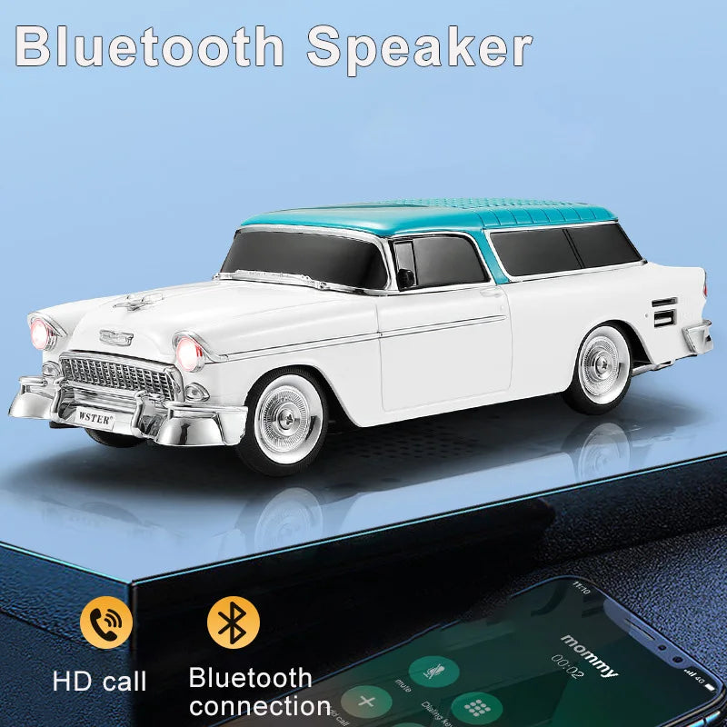 Wireless Bluetooth Speaker for PC Classic Car Shaped HIFI Boombox Support Fm Radio U Disk TF Card AUX Special Gifts Caixa De Som Lootquake LLC