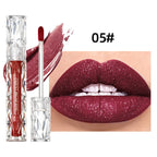 QIBEST Waterproof Diamond Shimmer Glitter Lipgloss Matte Liquid Lipstick Shiny Pearl Lip Glaze Long Lasting LipTint Women Makeup Lootquake LLC