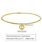 Choker Neck Cuff for Women, Open Collar Choker Torques Necklace Adjustable ,Simple Stainless Steel Jewelry