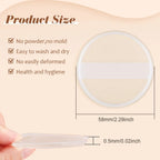 Soft Silicone Gel Powder Puff Transparent Air Cushion Powder Puff For Liquid Foundation Cream Cosmetic Blender Cosmetic Tools