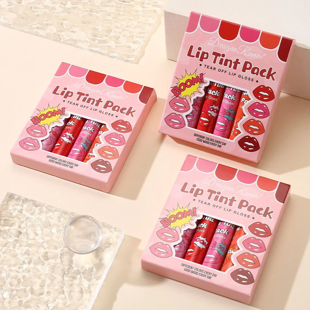 Tear off lipstick lipstick moisturizing and moisturizing lipstick lipstick film Tear off lipstick lipstick waterproof and color fast lipstick lipstick case