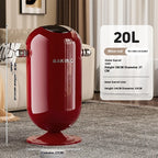 Premium Touch-Free Trash Can Large Capacity Stainless Steel Waste Bin for Living Room Kitchen Bathroom Floating Lid Tall Design Lootquake LLC