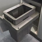 Large Capacity Waste Bins Food Waste Trash Can Kitchen Recycle Dustbin Built-in Cleaning Litter Bins Garbage Disposal Tools Lootquake LLC