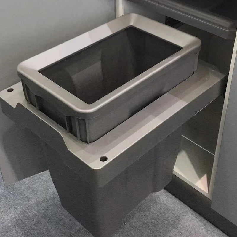 Large Capacity Waste Bins Food Waste Trash Can Kitchen Recycle Dustbin Built-in Cleaning Litter Bins Garbage Disposal Tools Lootquake LLC