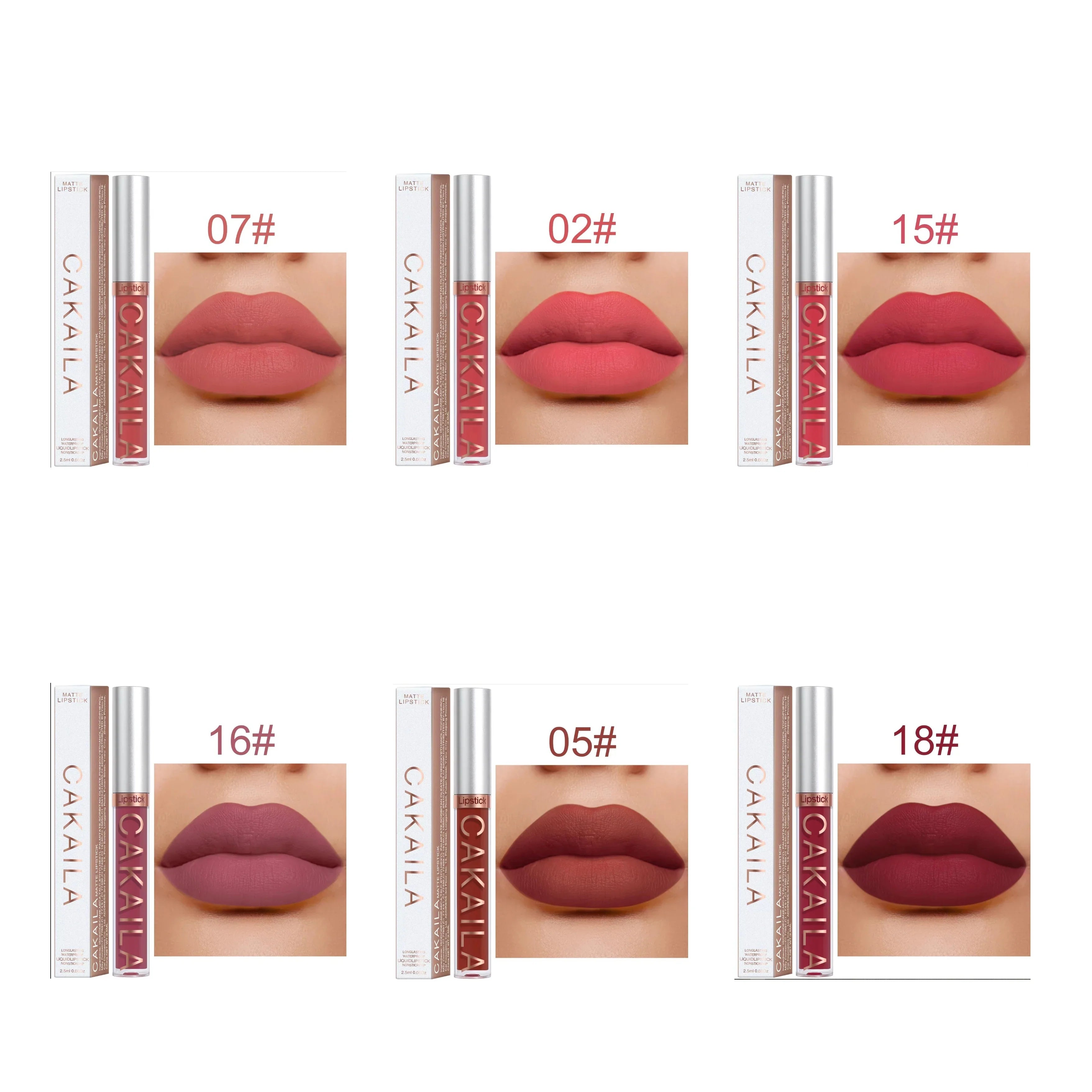 18 Color Lipstick Matte Non-stick Cup Waterproof Lip Gloss Lootquake LLC