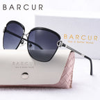 BARCUR Sunglasses Women’s Fashion Polarized Metal Frame Sunglasses UV400 Protection Multi-Color Options Trendy Square Sunglasses with Exquisite White Gift Box for Summer Parties Travel & Outdoor Events Stevvex