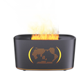 Map Humidifier Colorful Gradient Flame Aroma Diffuser Home Hotel Desktop USB Air Humidification Lootquake LLC