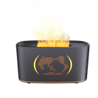 Map Humidifier Colorful Gradient Flame Aroma Diffuser Home Hotel Desktop USB Air Humidification Lootquake LLC