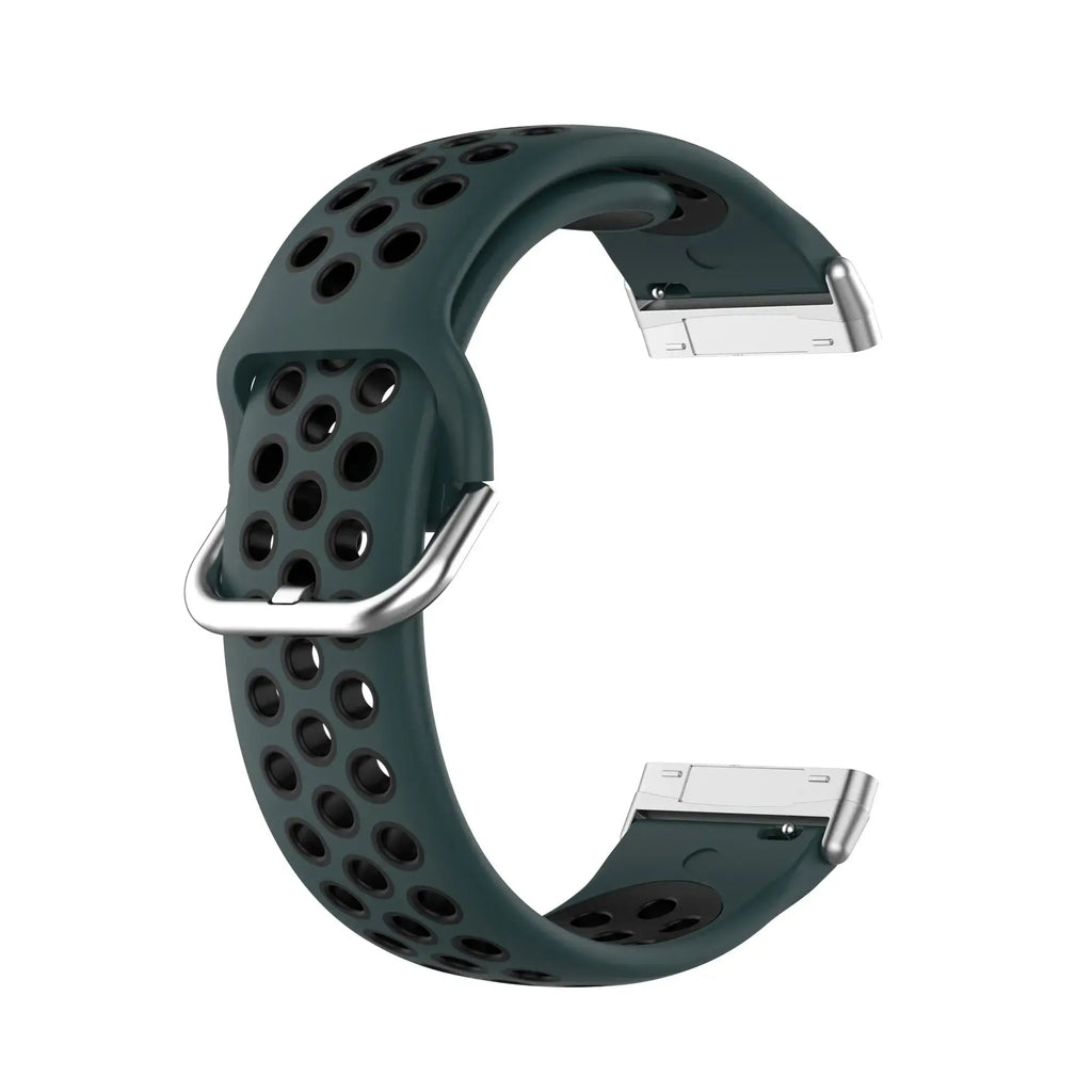 Fitbit Versa & Sense Silicone Band - Breathable Stylish Straps - SJB-DIAMOND ELITES