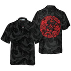 All Over Print Flame Dragon Pattern Hawaiian Shirts For Men Summer Short Sleeve Button Up Beach Shirts Blouse Mens Streetwear Lootquake LLC
