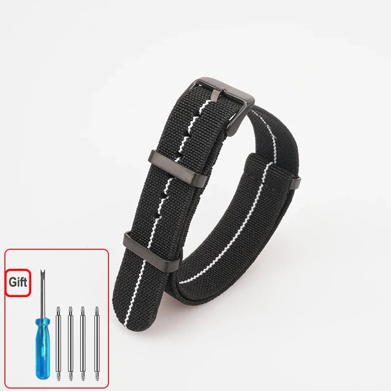 Amazfit Nylon Watch Band NATO Strap Waterproof Washable Elastic