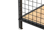 3-Tier Printer Stand Solid Wood & Iron, 44lbs Capacity, Space-Saving Design, Ideal for Office & Home Storage, Durable & Stylish Lootquake LLC