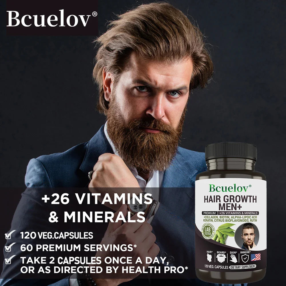 Men's Multivitamin Supplement - Supports Men's Multivitamin with Vitamins A, C, D, E & B12, Zinc, Calcium, Magnesium and More Lootquake LLC