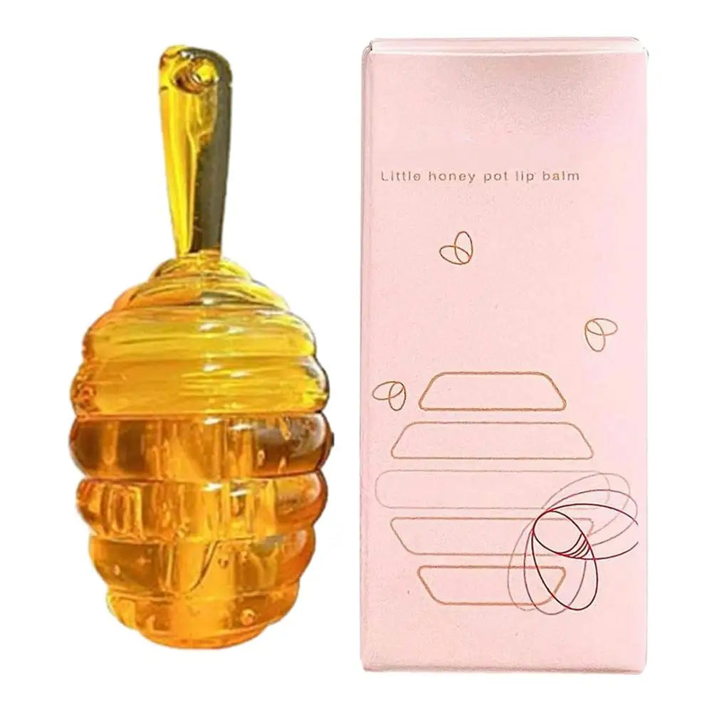 Lovely Honey Pot Lip Oil Lip Gloss Lip Balm Hydrating Lip Balm For Lip Care Moisturizing Clear Lip Oil Liquid Lipstick Lootquake LLC