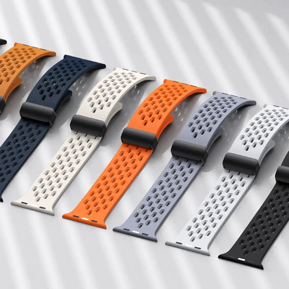Apple Watch Silicone Strap - Breathable Comfortable Band - SJB-DIAMOND ELITES