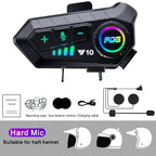 Bluetooth 5.3 Helmet Headset Wireless Hands-free Call Phone Kit Motorcycle Waterproof Earphone MP3 Music Player Speaker for Moto Lootquake LLC