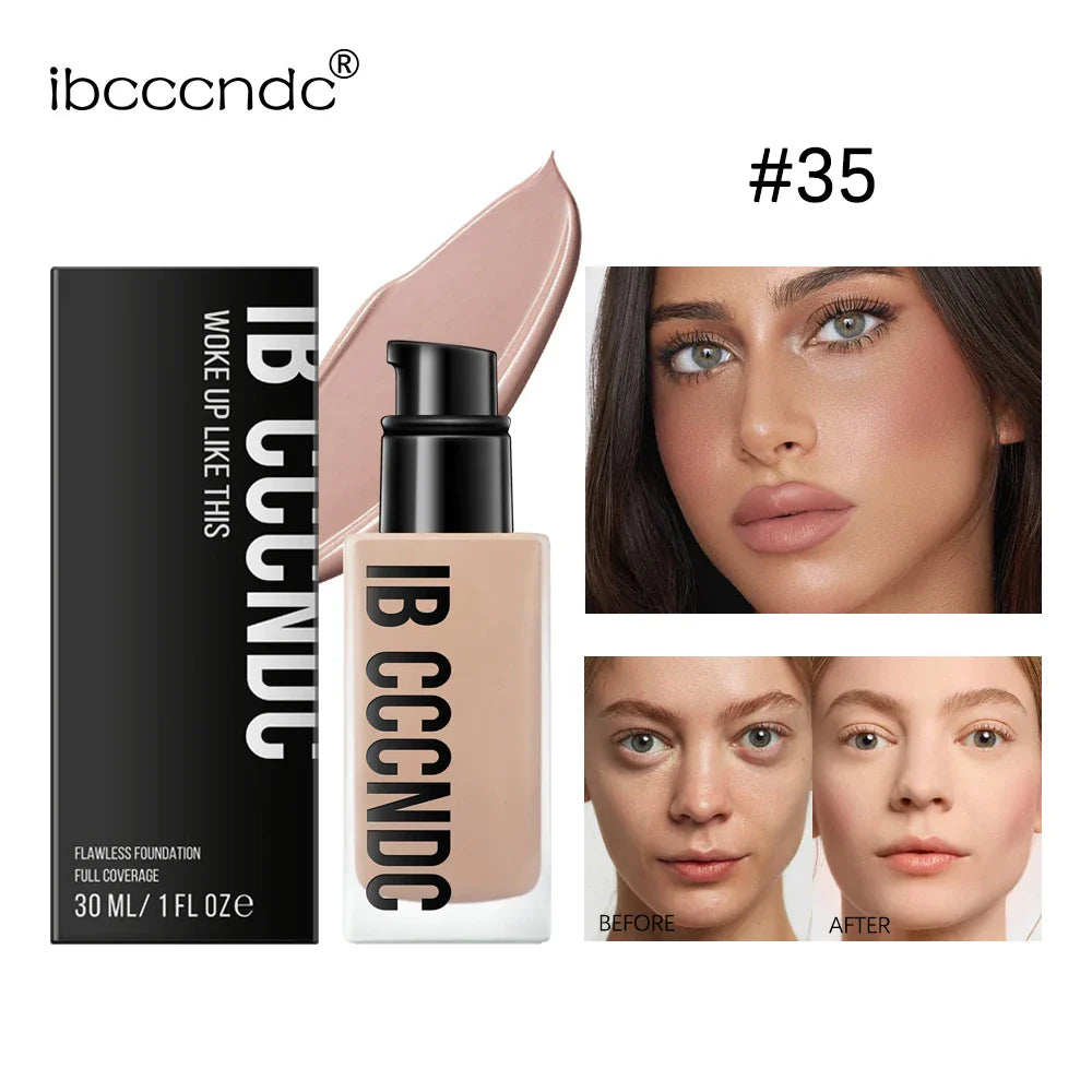 High Coverage Foundation Foundation Face Cream Cosmetic Foundations Makeup Waterproof Mist Korean Makeup Base Make Up Cc Bb Full Lootquake LLC