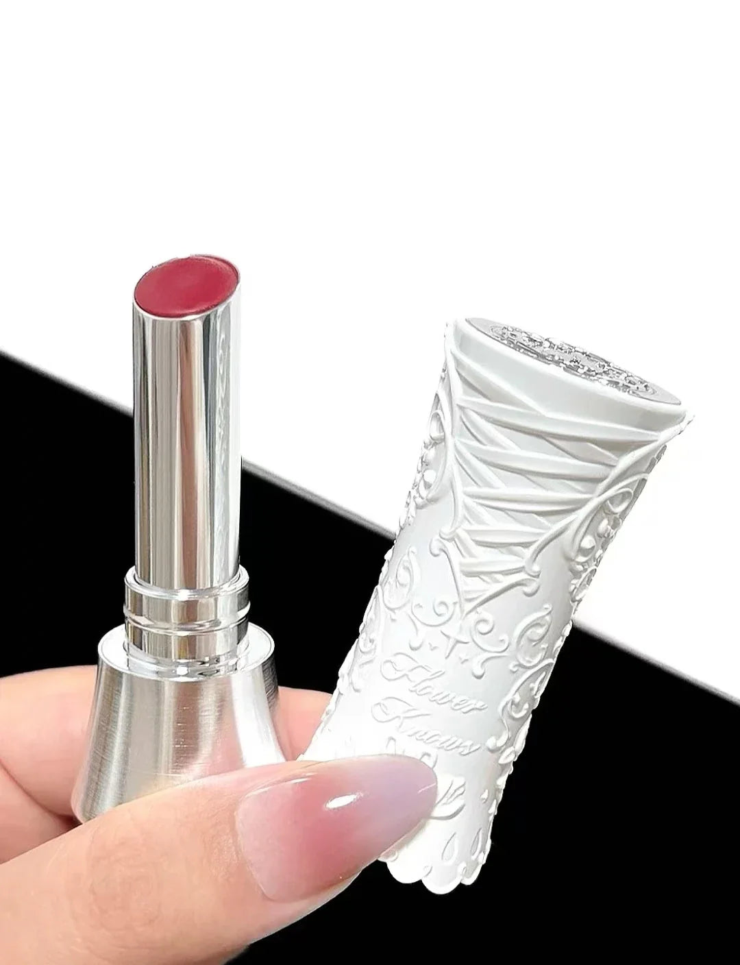 Flower Knows Lipstick Swan Ballet Lip Gloss Mirror Moisturizing Long-lasting Lip Glaze Nostickcup Nourishing  3.5g Lootquake LLC