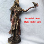 In Stock Fortuna Scuplture Statue of Tyche Greek Mythology Lucky Wealth Figurines Antique Ornament Home Decor Office Lootquake LLC