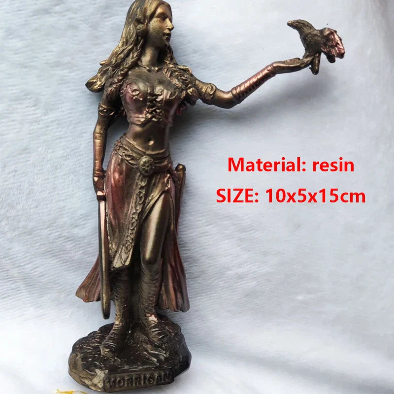 In Stock Fortuna Scuplture Statue of Tyche Greek Mythology Lucky Wealth Figurines Antique Ornament Home Decor Office Lootquake LLC