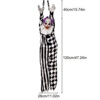 Halloween New Arrival Sound Activated Glowing Talking Hanging Ghost Scary Decor with Clown for Haunted House Party Prop Decor Lootquake LLC