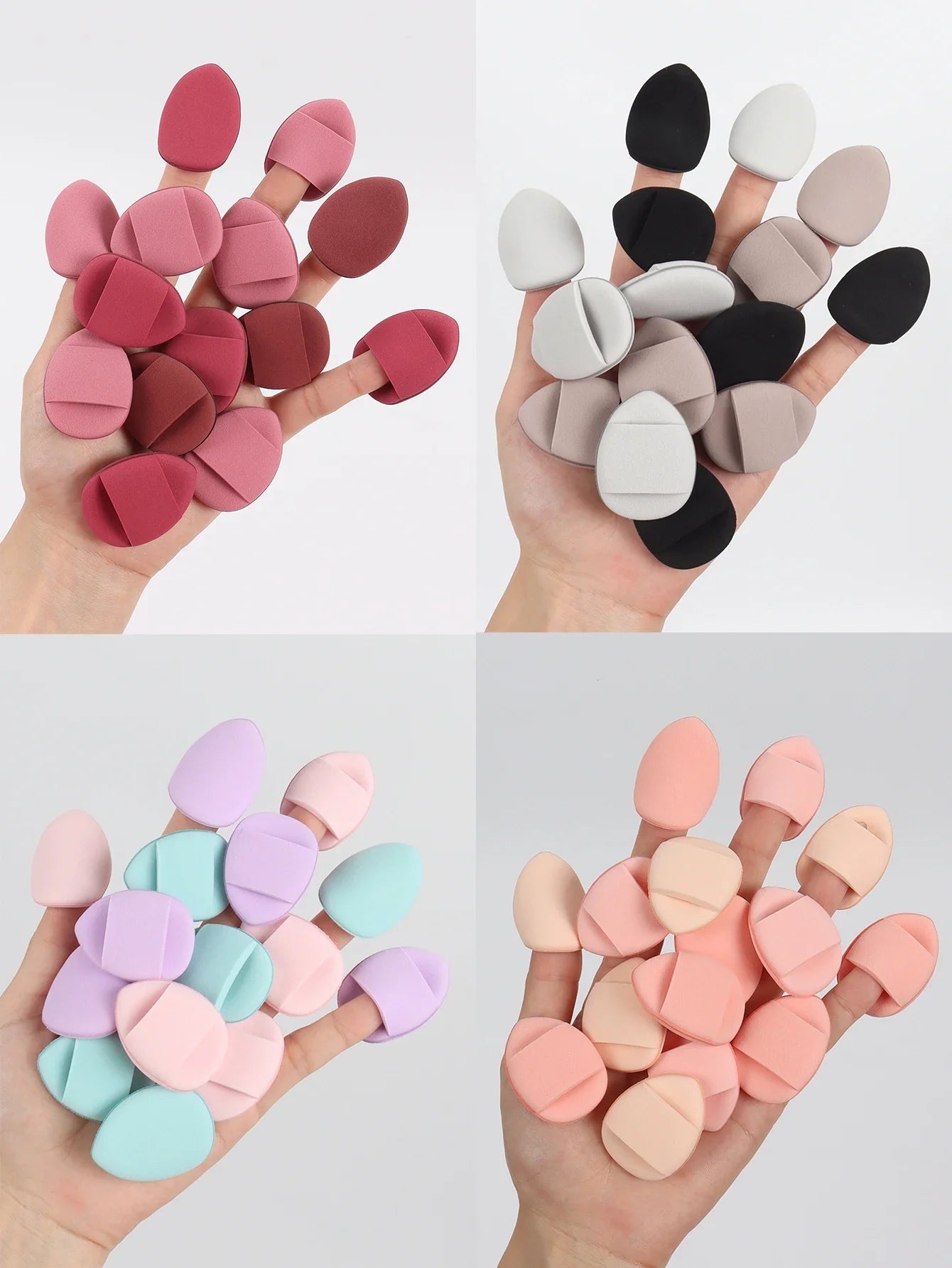 Finger Air Cushion Sponge Powder Puff Set Makeup Powder Puff Liquid Foundation Foundation Concealer Makeup Puff Wholesale Lootquake LLC