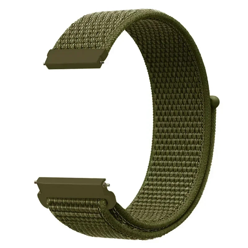 Polar Bands Nylon Loop Watch Strap Velcro Clasp Unisex