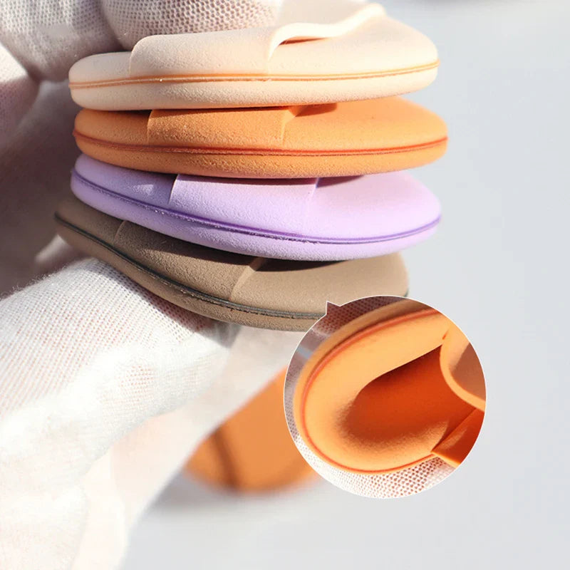 Water Drop Type Air Cushion Powder Puff, Wet And Dry, Double Face Powder Puff, For Liquid Foundation, Concealer, Powder, Purple