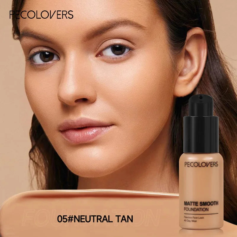 Facial Liquid Foundation 30ml High Coverage Waterproof and Sweatproof Concealer Makeup Foundation Liquid Foundation Makeup Lootquake LLC