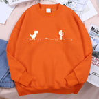 Network Malfunction Little Dinosaur Sweatshirts Men Women Casual Hoody Hip Hop Comfortable Streetwear Loose Warm Clothes Hoodies Lootquake LLC