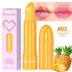 Fruit Color Changing lipstick Fruit Taste Moisturizing Lip Skin Without Drying out Temperature Changing lipstick Lootquake LLC