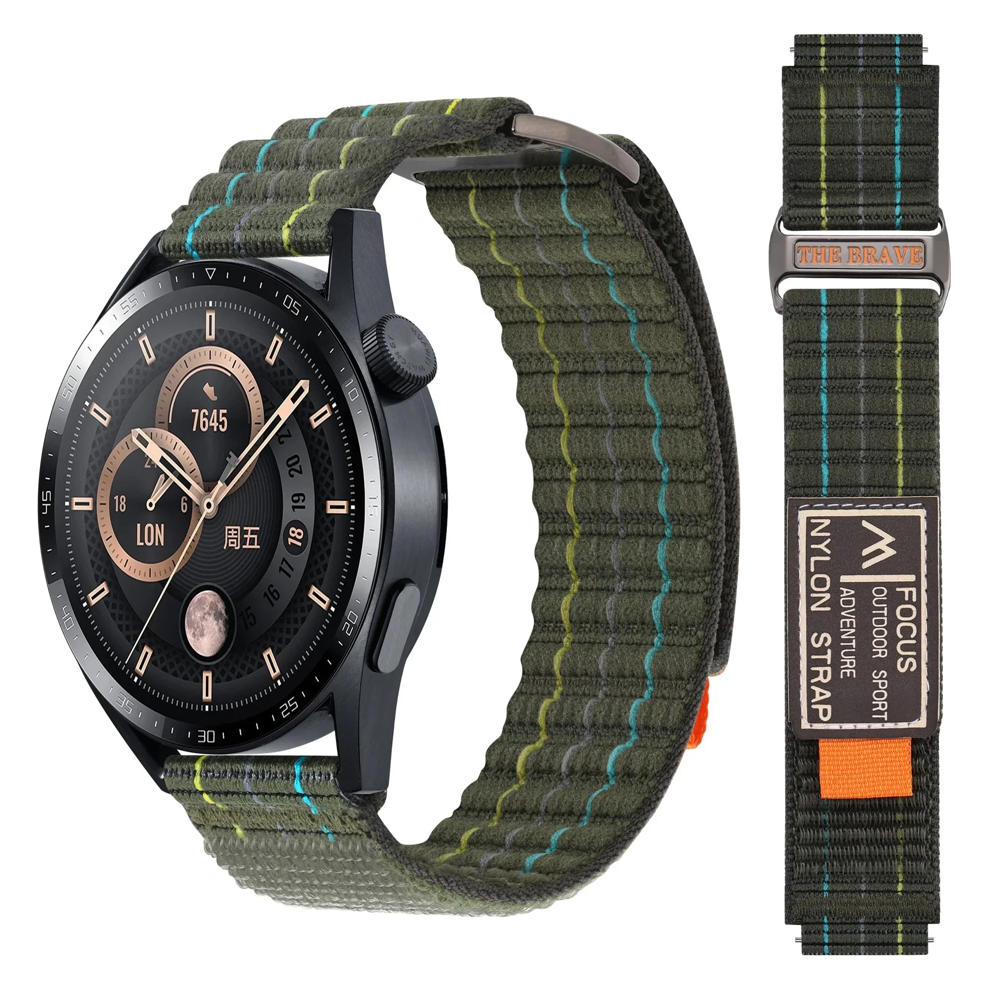 Polar Trail Loop Nylon Watch Band For Smartwatch - Durable Comfort