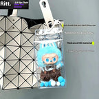 Labubu Fully Transparent Square Walking Bag Labubu Sitting Posture Protective Cover Labubu Protective Cover Display Bag Fashion Lootquake LLC