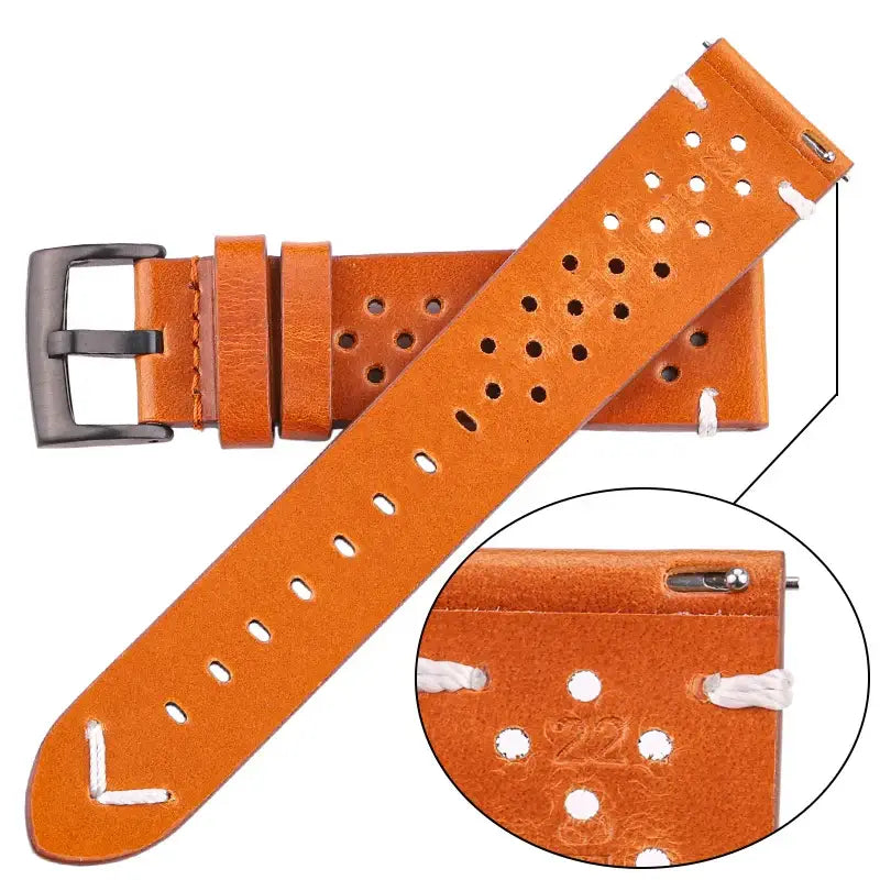 Ticwatch Leather Band - Breathable, Sporty, Durable Design - SJB-DIAMOND ELITES