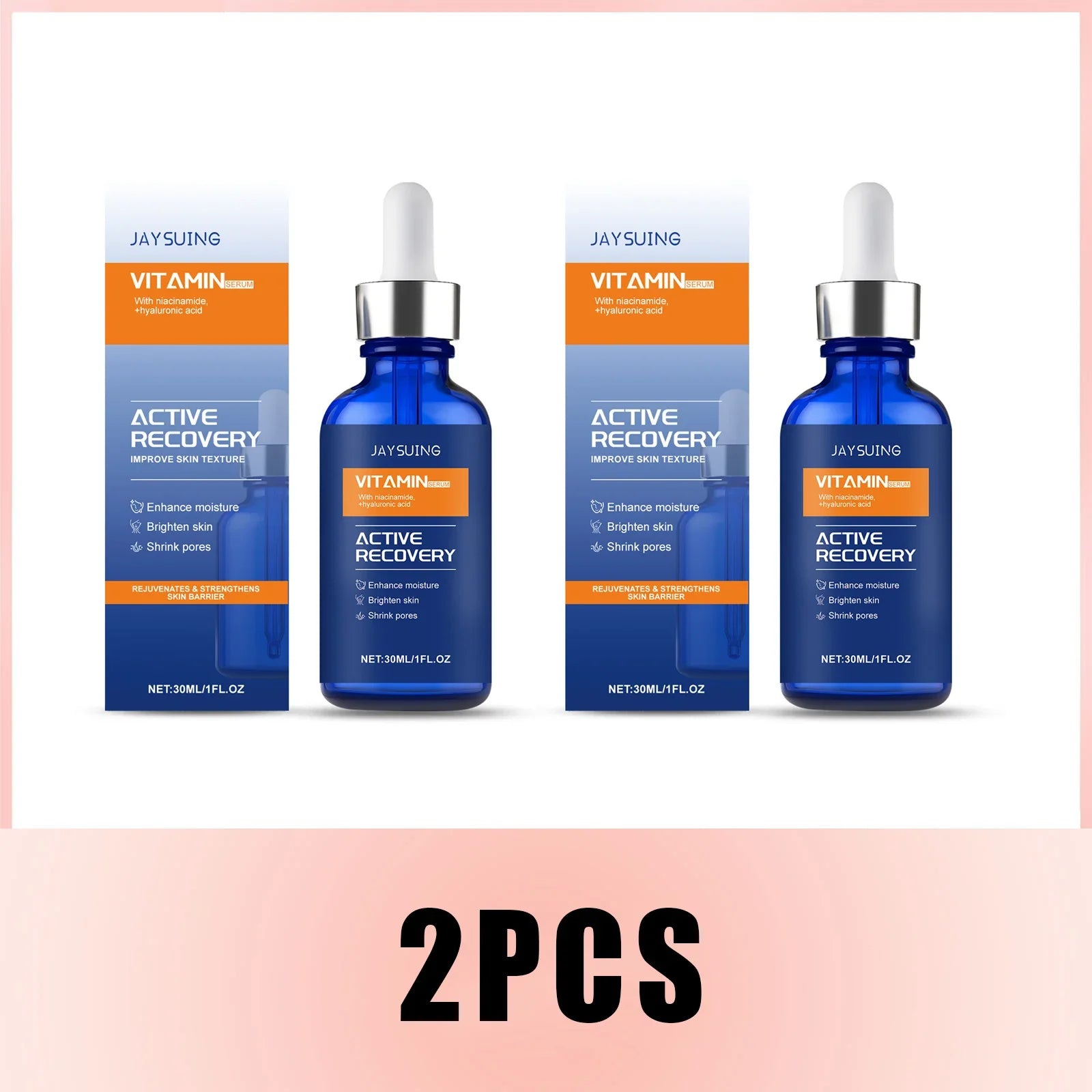 Vitamin C Face Serum with Hyaluronic Acid Nicotinamide Brightening Dark Spots Dullness Hydrate Shrink Pores Anti Aging Skincare Lootquake LLC