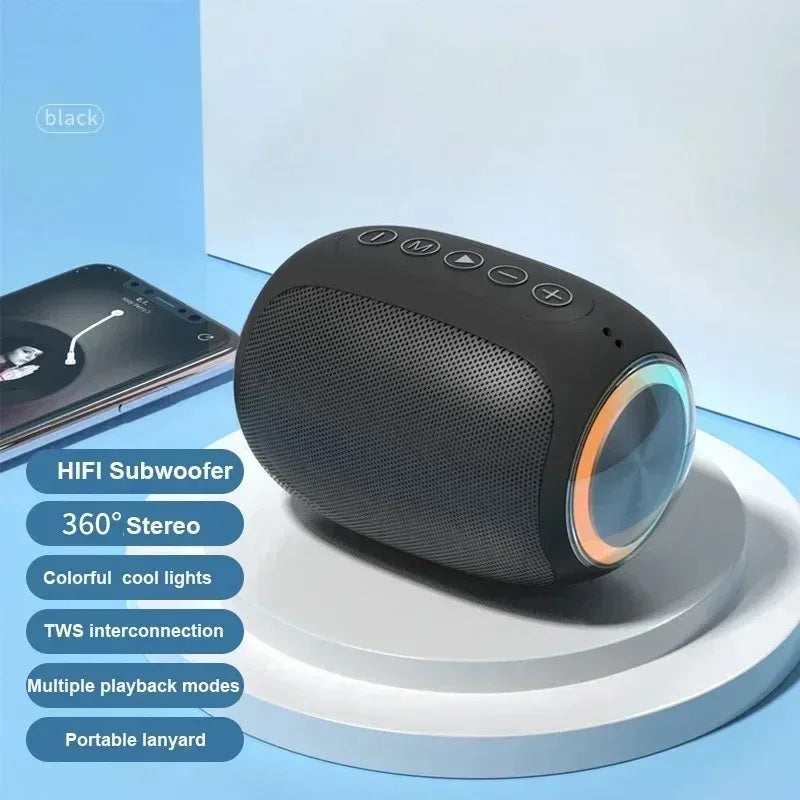 Speaker Bluetooth pink strong function portable Bluetooth speaker outdoor speaker waterproof 10W bass support TF card Lootquake LLC