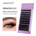 ANNAFRIS 2024 New Style Wool Roll False Eyelash 5D Wool Curly Eyelash Extension Natural Long Fluffy Soft Full Handmade Eye Lash Lootquake LLC